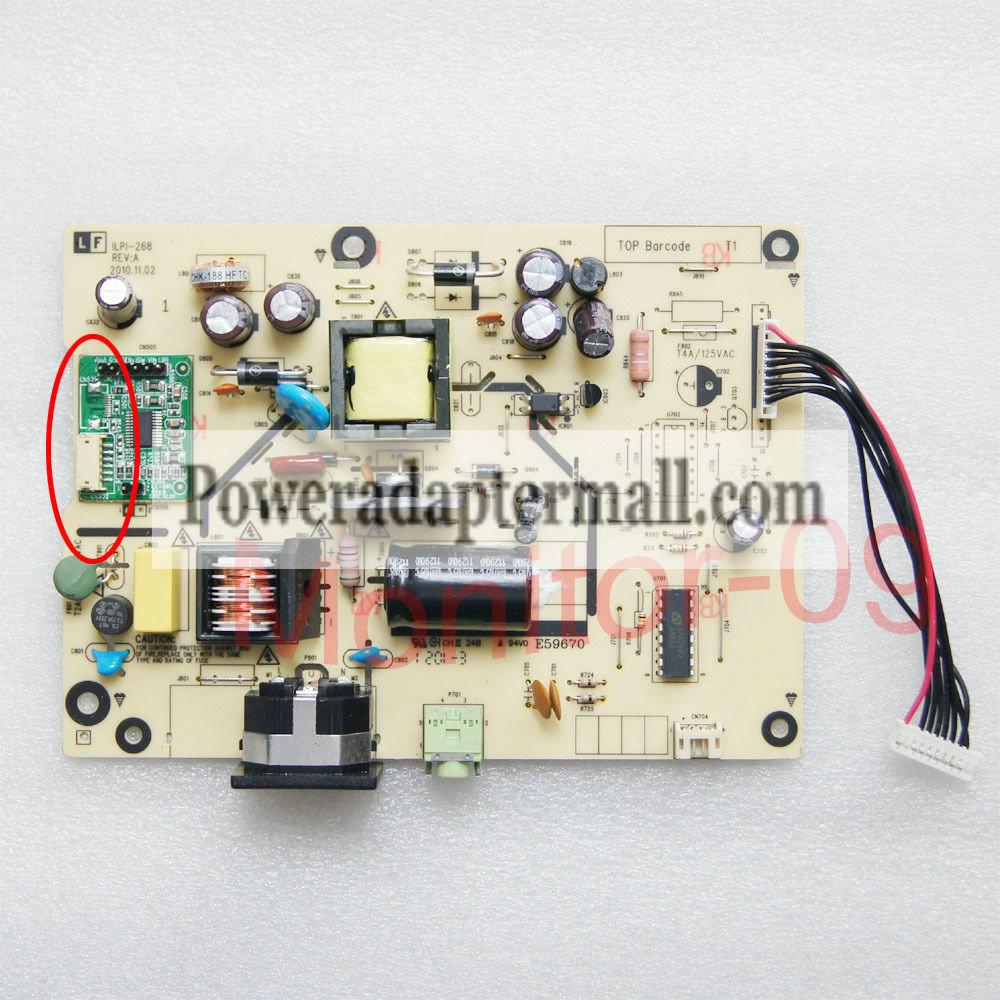 Power Board ILPI-268 with AUDIO For Acer 55.C2H0J.002 Rev A
